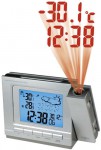 Часы проекционные с барометром и радиодатчиком внешней температуры 503