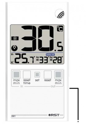 Цифровой термометр для пластиковых окон 01581