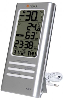 Цифровой термогигрометр с часами и календарем 2312