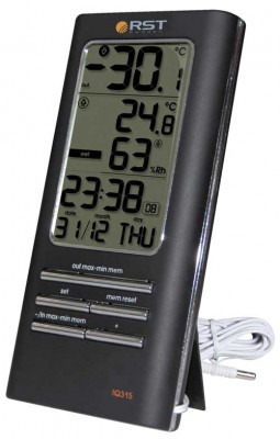 Цифровой термогигрометр с часами и календарем 2315