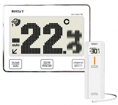 Цифровой термометр с радиодатчиком арт. 02788