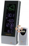 Цифровая метеостанция с цветным дисплеем и  радиодатчиком температуры и влажности 518