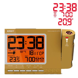 RST 32711 Проекционные часы — будильник