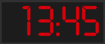 Табло часы электронные цифровые с термометром уличные 210